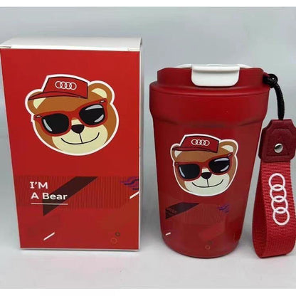 Метална бутилка / чаша за вода Audi – Премиум дизайн с лого