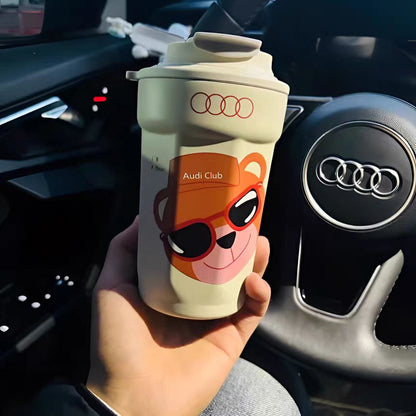 Метална бутилка / чаша за вода Audi – Премиум дизайн с лого