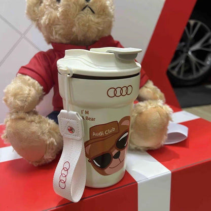 Метална бутилка / чаша за вода Audi – Премиум дизайн с лого