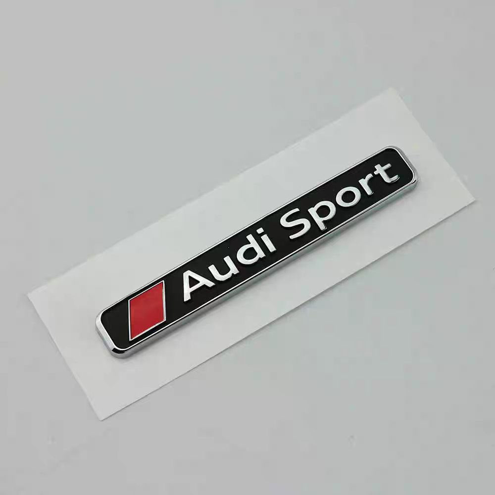 Audi Sport емблема 13.4×3.9 см – за автомобил