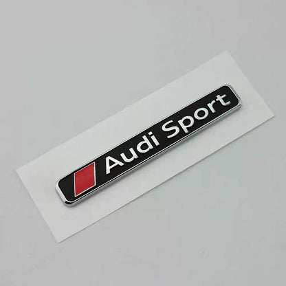 Audi Sport емблема 13.4×3.9 см – за автомобил