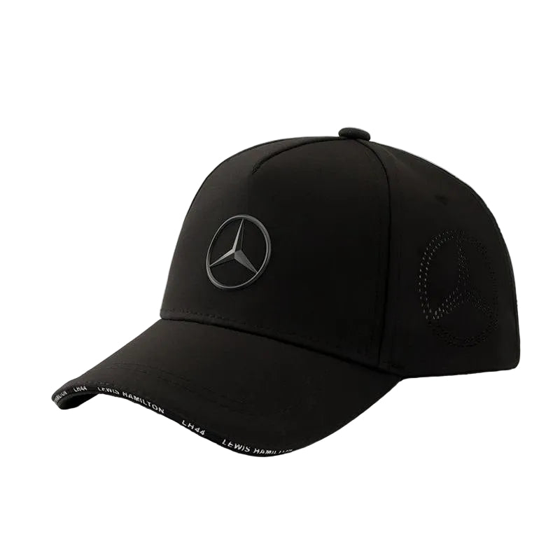Шапка Mercedes-Benz с 3D емблема – черна / бяла (Copy) ЧЕРЕН