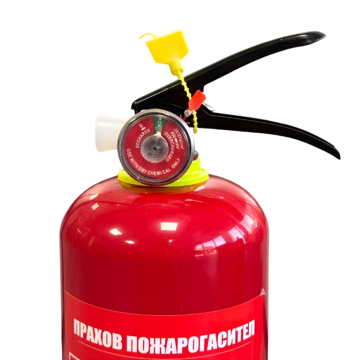 Прахов пожарогасител манометър  6 кг – за автомобил, дом и офис