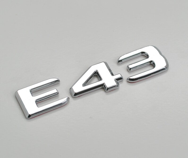 Емблема Mercedes E-Class за Заден Капак Сребрист хром