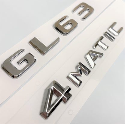 Емблема Mercedes GL-Class за Заден Капак Сребрист хром