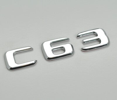 Емблема Mercedes C-Class за Заден Капак Сребрист хром