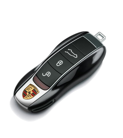 Кожен калъф за ключ Porsche с ключодържател – Ръчно зашиване